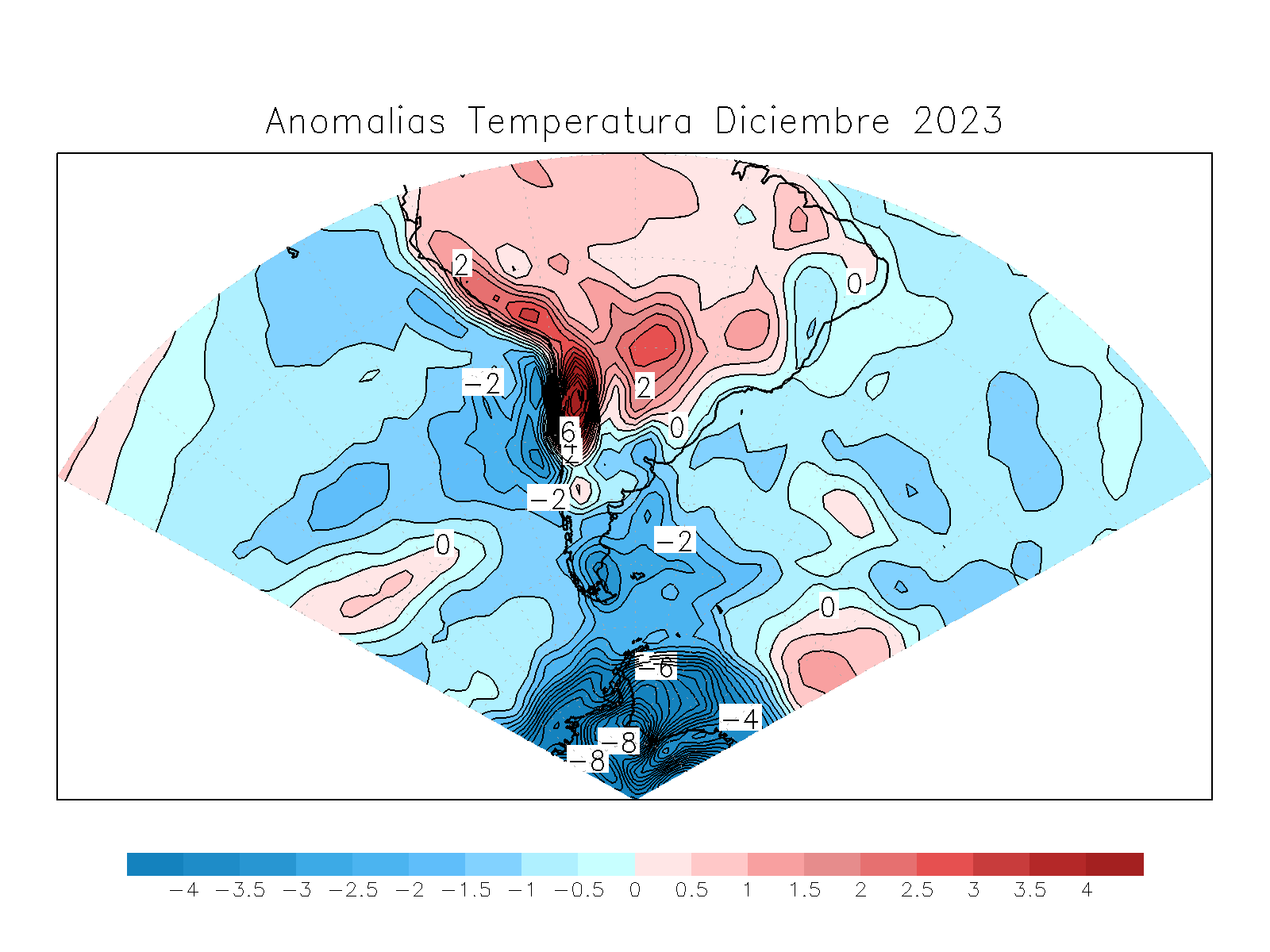 Anomalia para el mes de NOV