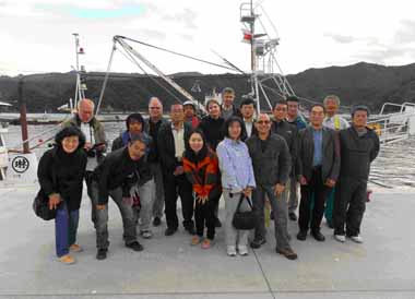 <em>Recepción de bienvenida de SCUFN 26 organizada por el Departamento de Hidrografía y Oceanografía de la Guardia Costera de Japón -JHOD.</em>
