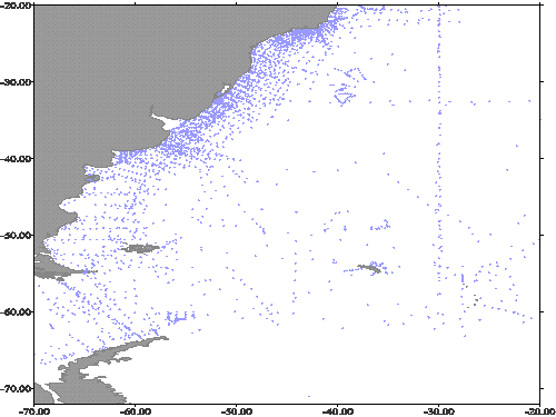 Mapa Distribución Observaciones FQ Abril - Mayo - Junio