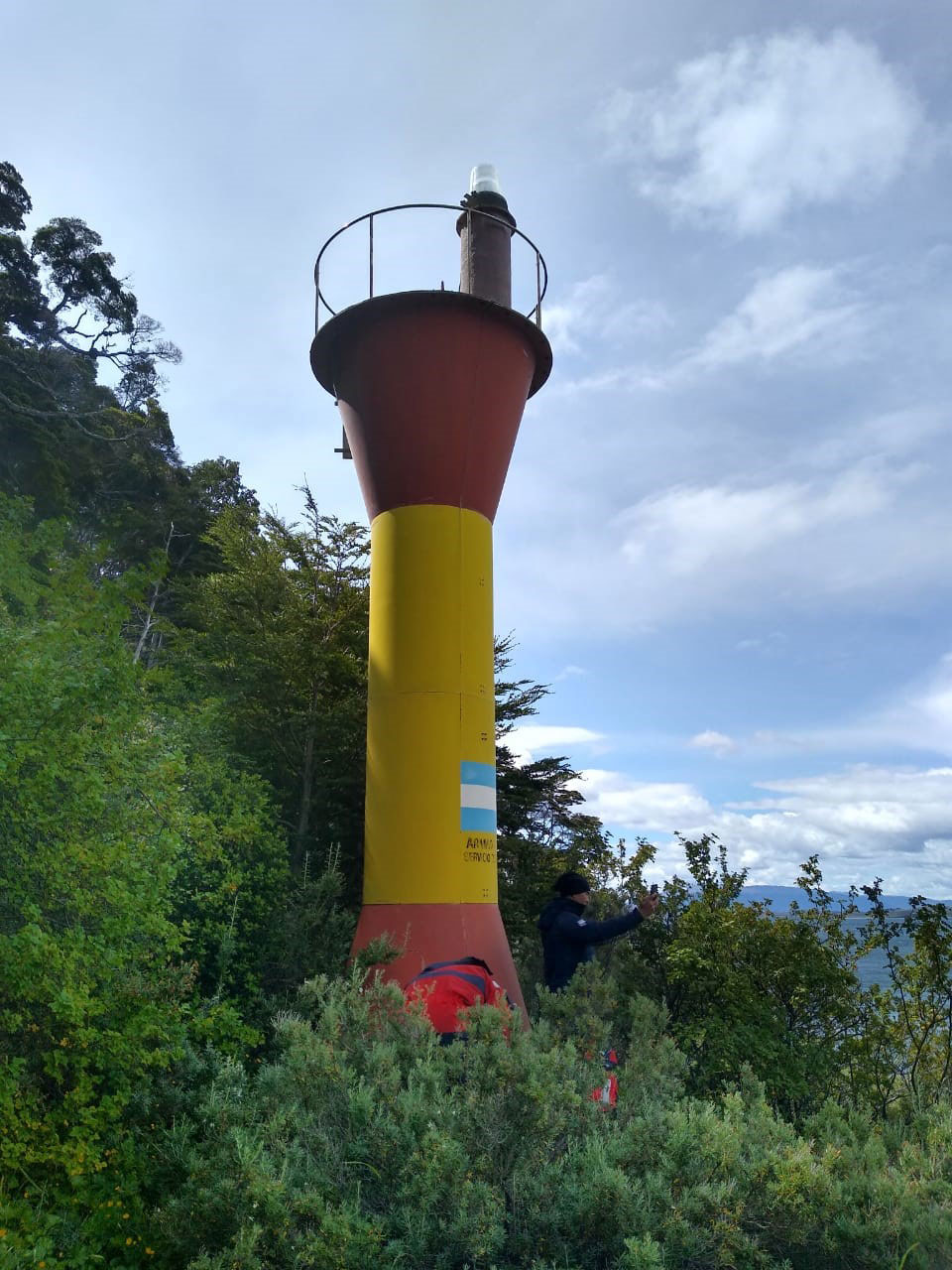 Posicionamiento de puntos notables de la costa en Bahía Saenz Valiente
