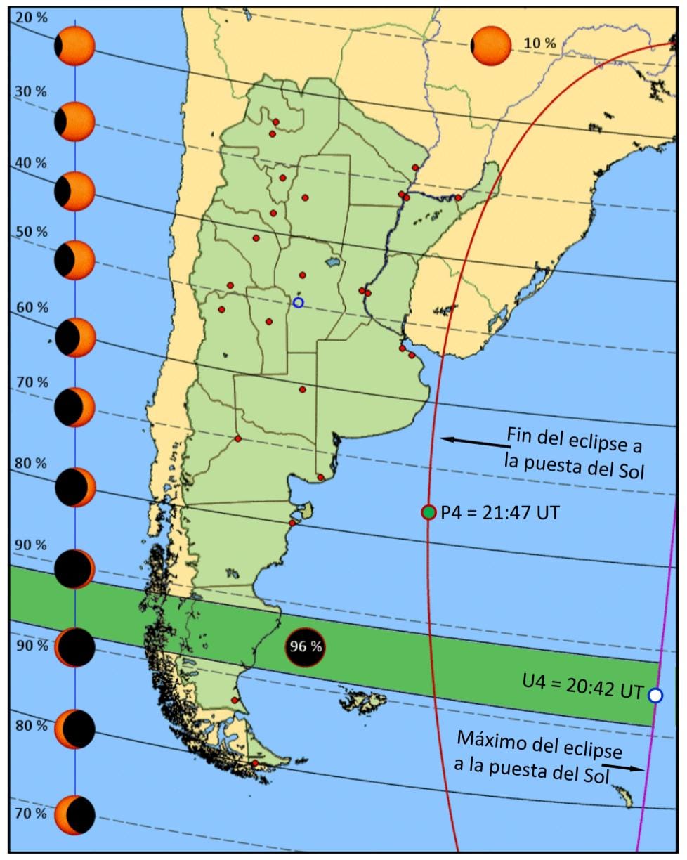 Visibilidad según la ubicacion geografica