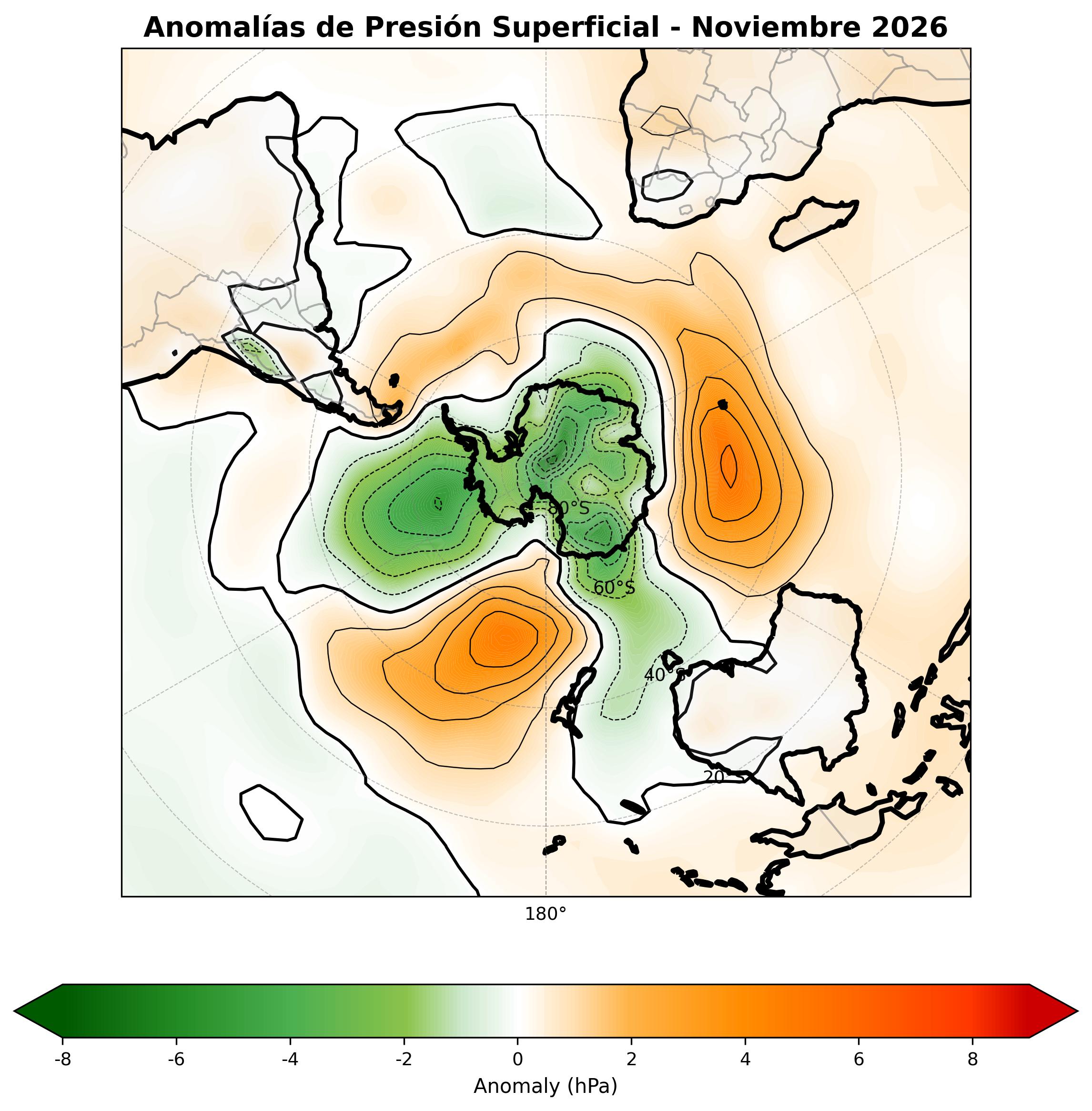 Anomalia para el mes de NOV