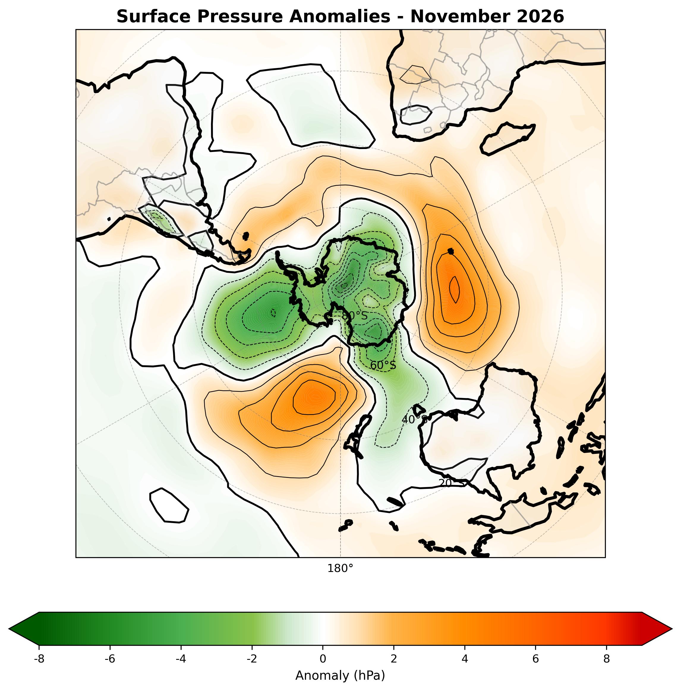 Anomalia para el mes de NOV
