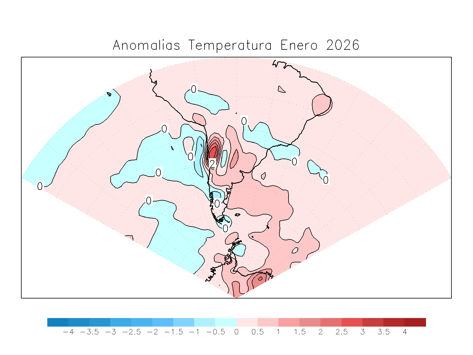 Anomalia para el mes de DIC