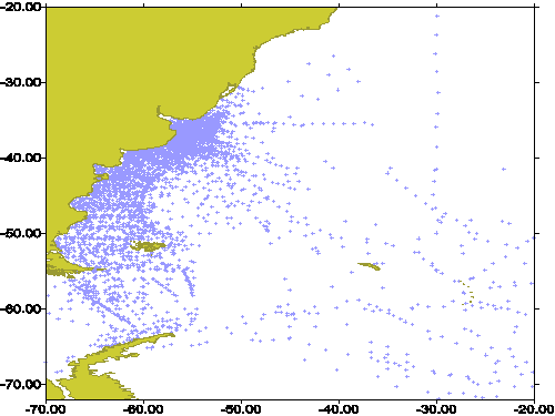  Distribución gráfica estaciones FQ- País :  Argentina