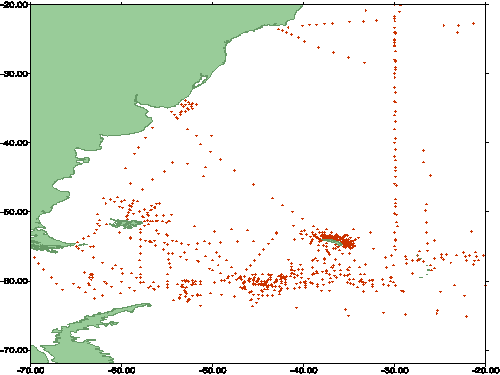 Distribución gráfica estaciones FQ- País: Rusia